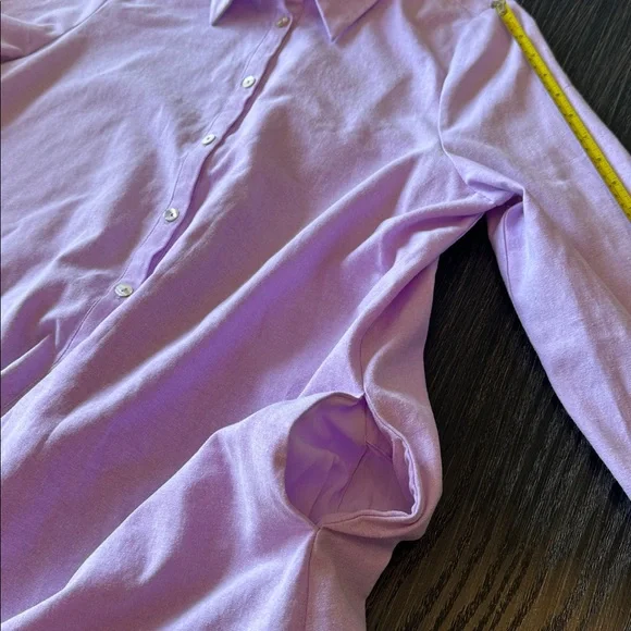 Tuckernuck Pomander Place Lavender Oxford Harris Button Up Dress, Size XL - Picture 15 of 15